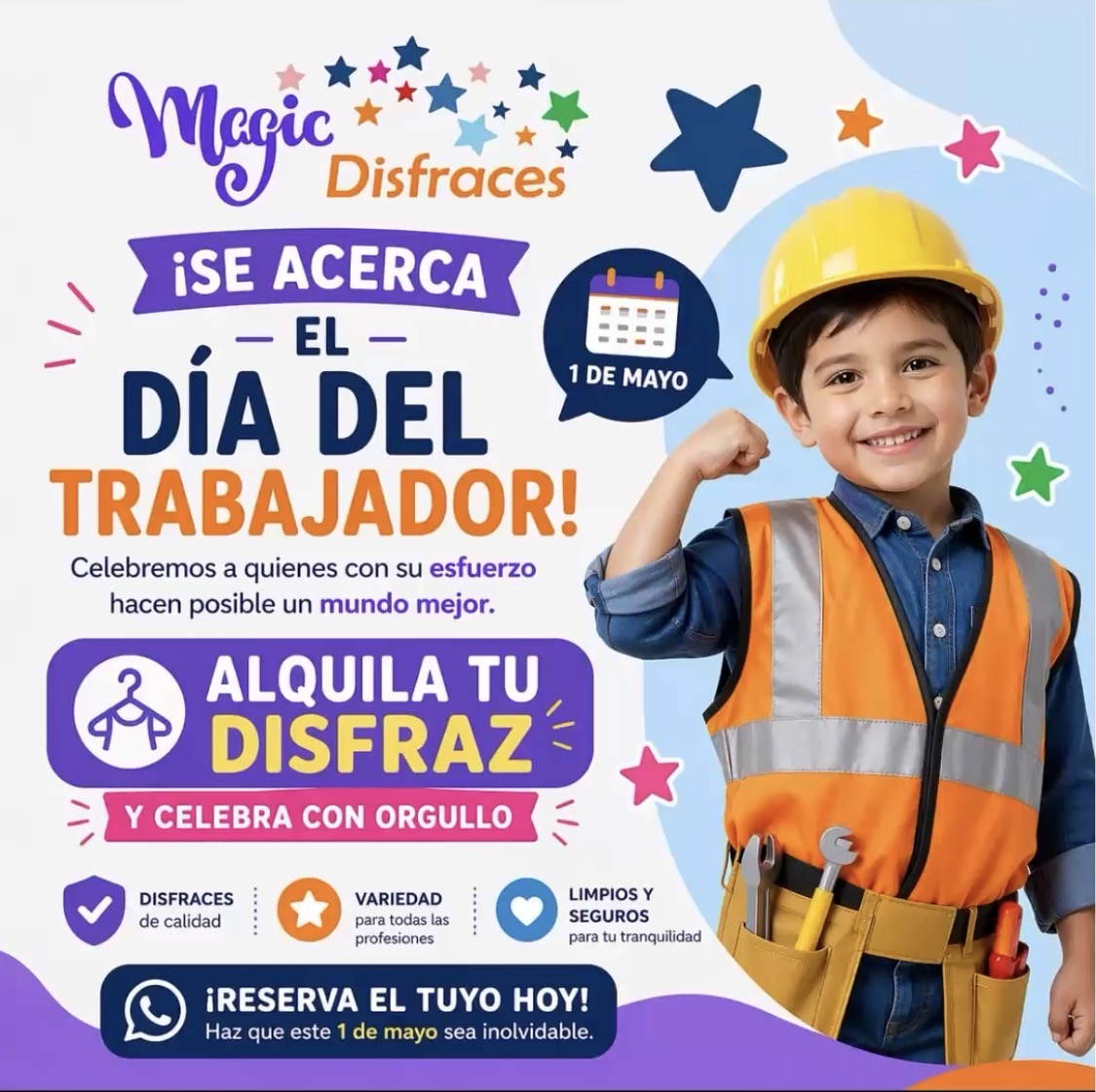 Disfraces para el Día del Trabajador